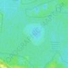 Топографическая карта озеро Варех, высота, рельеф