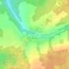 Топографическая карта Мамонтово, высота, рельеф
