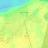 Топографическая карта Кысыл-Сыр, высота, рельеф