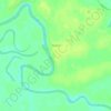 Топографическая карта Бурдина, высота, рельеф