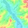 Топографическая карта Хмелёвка, высота, рельеф