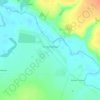 Топографическая карта Басово-Заречье, высота, рельеф