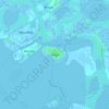 Топографическая карта Burano, высота, рельеф