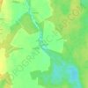 Топографическая карта Горшково, высота, рельеф
