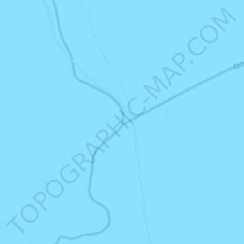 Топографическая карта Бугылозек, высота, рельеф