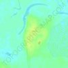 Топографическая карта Мыски, высота, рельеф