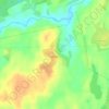Топографическая карта Березняки, высота, рельеф