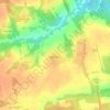 Топографическая карта Бурлыгино, высота, рельеф