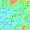 Топографическая карта 张村河, высота, рельеф