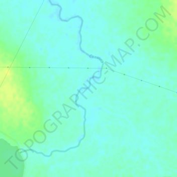 Топографическая карта Солянка, высота, рельеф