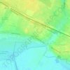 Топографическая карта Алёшино, высота, рельеф