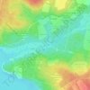 Топографическая карта Пазелинка, высота, рельеф