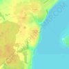 Топографическая карта Покровские Горки, высота, рельеф