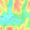 Топографическая карта Новомиргород, высота, рельеф
