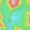 Топографическая карта Наджиго, высота, рельеф