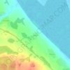 Топографическая карта Шилово, высота, рельеф