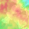 Топографическая карта Новожёлтиково, высота, рельеф