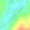 Топографическая карта Степная Шентала, высота, рельеф