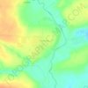 Топографическая карта Вороново, высота, рельеф