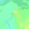 Топографическая карта Истриково, высота, рельеф