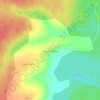 Топографическая карта Большое Сокерино, высота, рельеф