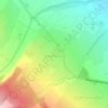 Топографическая карта Цинандали, высота, рельеф
