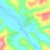 Топографическая карта Кондома, высота, рельеф
