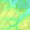 Топографическая карта Поминово, высота, рельеф