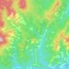Топографическая карта Варварка, высота, рельеф