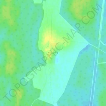 Топографическая карта Моршагино, высота, рельеф