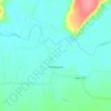 Топографическая карта Голицыно, высота, рельеф