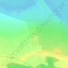 Топографическая карта Мстонь, высота, рельеф