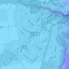 Топографическая карта Бейт-Шеан, высота, рельеф