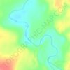 Топографическая карта Нерица, высота, рельеф