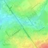 Топографическая карта парк Зелёный Лог, высота, рельеф