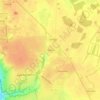 Топографическая карта Улыбино, высота, рельеф