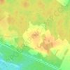 Топографическая карта Крапивино, высота, рельеф