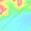 Топографическая карта Ах-Хол, высота, рельеф