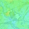 Топографическая карта Hounslow Heath, высота, рельеф