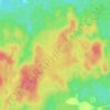 Топографическая карта Каргозеро, высота, рельеф