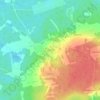 Топографическая карта Шепели, высота, рельеф