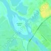 Топографическая карта Иртыш, высота, рельеф