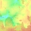 Топографическая карта Малое Ильинское, высота, рельеф