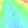 Топографическая карта Терлиг-Хая, высота, рельеф