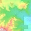 Топографическая карта Bryce Canyon, высота, рельеф