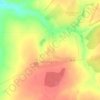 Топографическая карта Мокрый Корь, высота, рельеф
