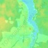 Топографическая карта Фёдоровское, высота, рельеф