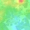 Топографическая карта Василёво, высота, рельеф