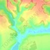 Топографическая карта Дугино, высота, рельеф