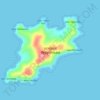 Топографическая карта остров Фуругельма, высота, рельеф